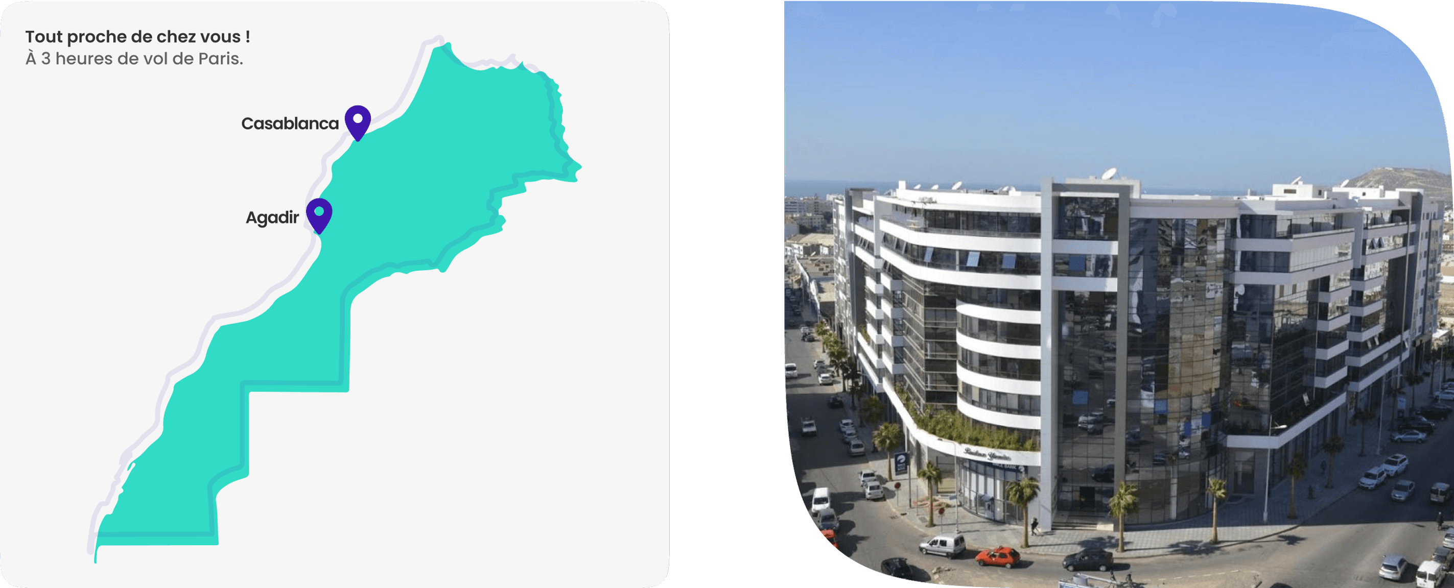 Map and Office Building Combined