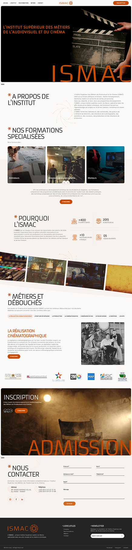 création-site-web-ismac